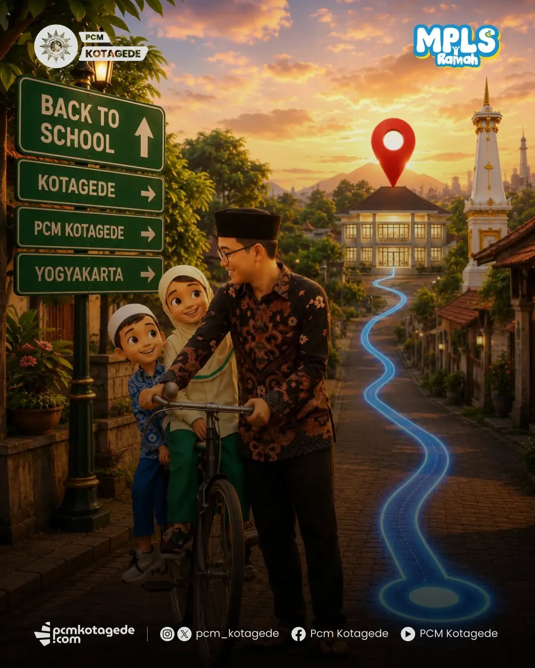 Selamat Menjalani Masa Pengenalan Lingkungan Sekolah (MPLS) 2026
Mari awali perjalanan pendidikan dengan semangat belajar, akhlak mulia, serta nilai-nilai Islam yang berkemajuan. Tumbuh menjadi generasi yang berilmu, beriman, dan berakhlak.

#muhammadiyah #pcmkotagede #kotagede #mpls2026 #mpls