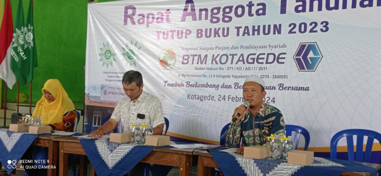 Rapat Anggota Tahunan KSPPS BTM Kotagede