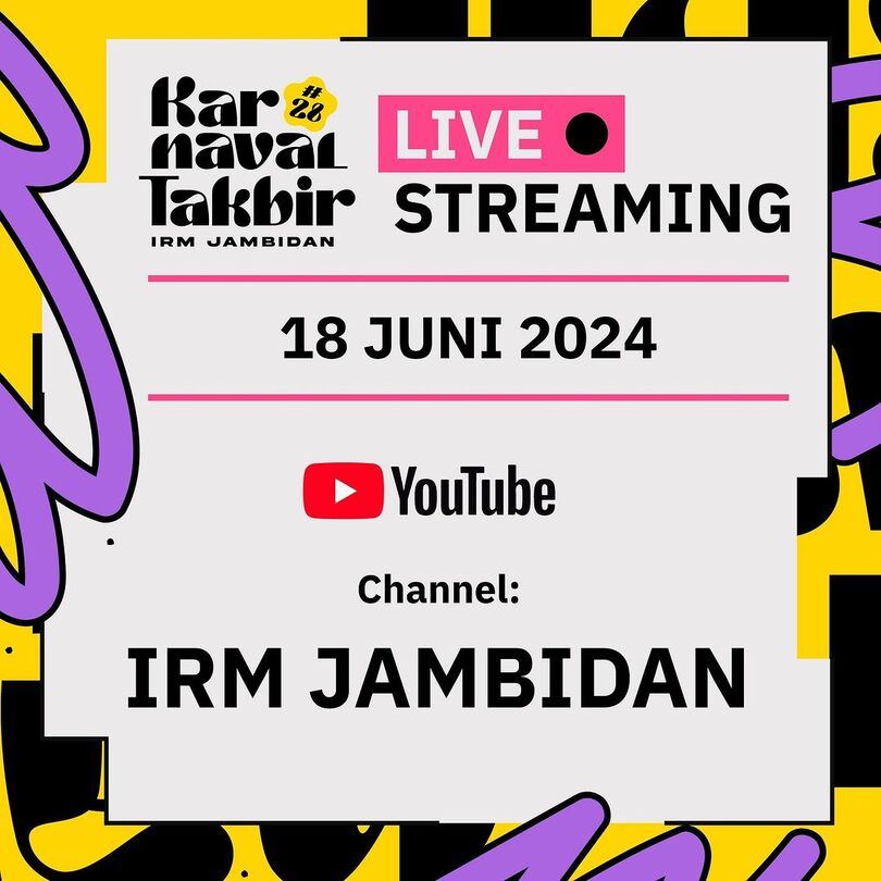 Link live streaming karnaval takbir IRM Jambidan, Banguntapan (dok. IG IRM Jambidan)