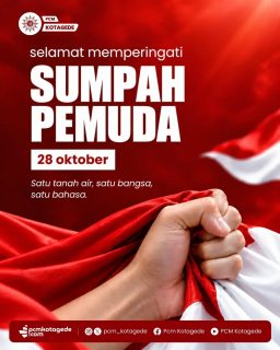 Selamat memperingati sumpah pemuda

#sumpahpemuda #pcmkotagede #muhammadiyah #kotagede