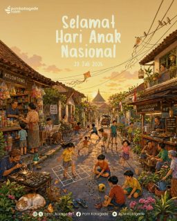 Mari jadikan Hari Anak Nasional sebagai pengingat bahwa masa depan Indonesia sedang tumbuh di hadapan kita. Tugas kita hari ini adalah menjaga mereka, mendengarkan mereka, dan memberikan kesempatan terbaik agar setiap anak dapat meraih cita-citanya.
Bersama kita ciptakan lingkungan yang ramah anak—di rumah, di sekolah, di tempat ibadah, dan di tengah masyarakat. Karena anak yang dicintai akan tumbuh dengan percaya diri, anak yang dilindungi akan merasa aman, dan anak yang dididik dengan baik akan menjadi generasi yang membawa perubahan bagi bangsa.
Selamat Hari Anak Nasional
23 Juli 2026
#harianaknasional2026 #harianaknasional #pcmkotagede #muhammadiyah #kotagede
